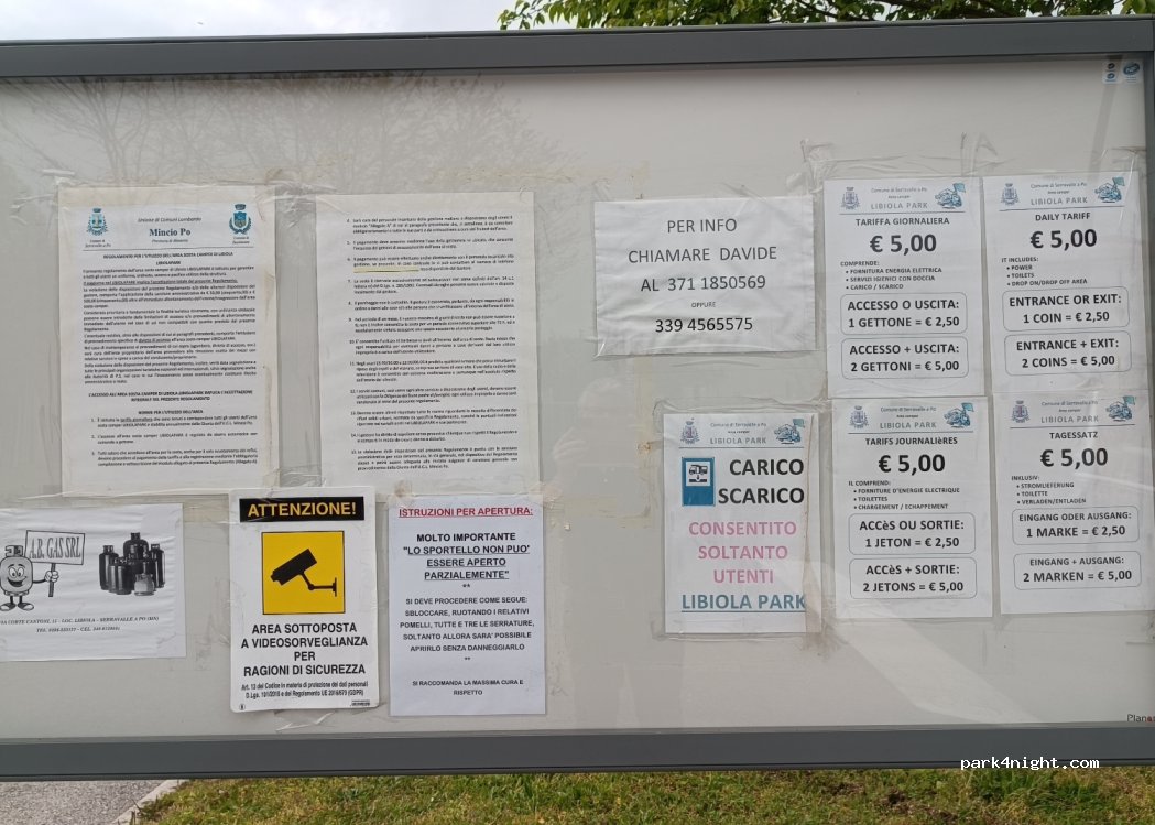 Area Sosta Camper Libiola di Serravalle a Po — foto 4