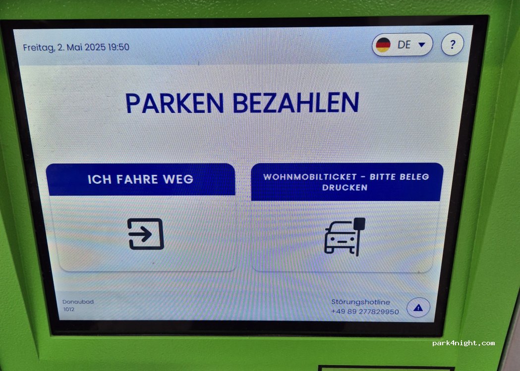 Parkplatz Donaubad — foto