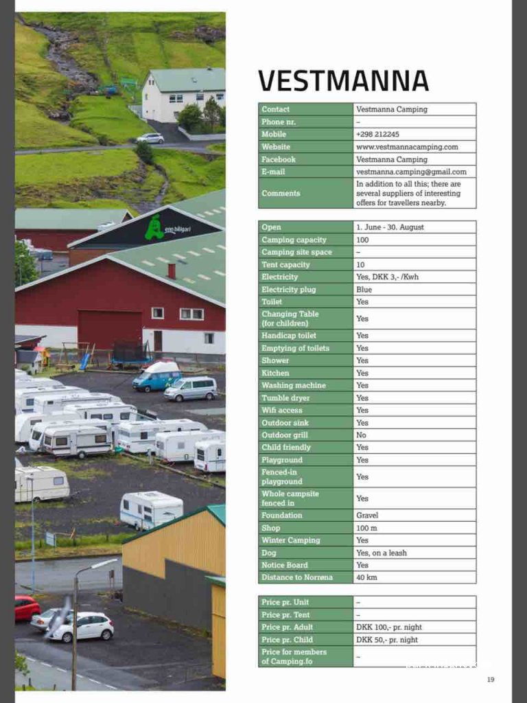 Vestmanna Camping — foto