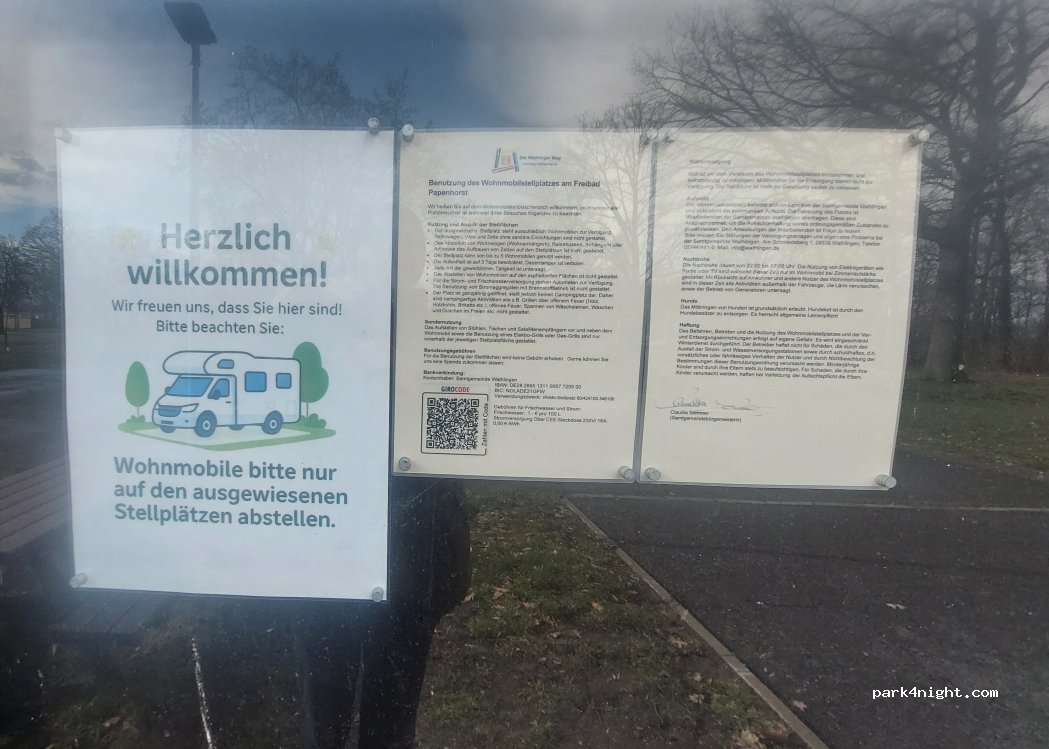 Wohnmobilstellplatz am Freibad Papenhorst — foto 2
