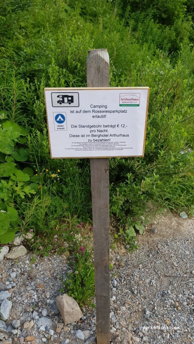 Wohnmobil Stellplatz Roswies — foto