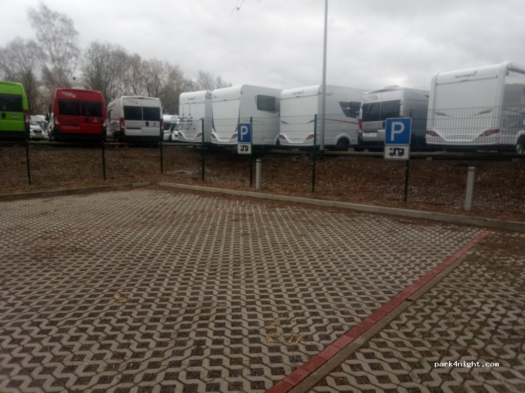 Wohnmobilstellplatz am Capron-Werk — foto