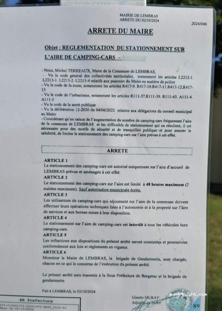 Area Camper de Lembras — foto 4
