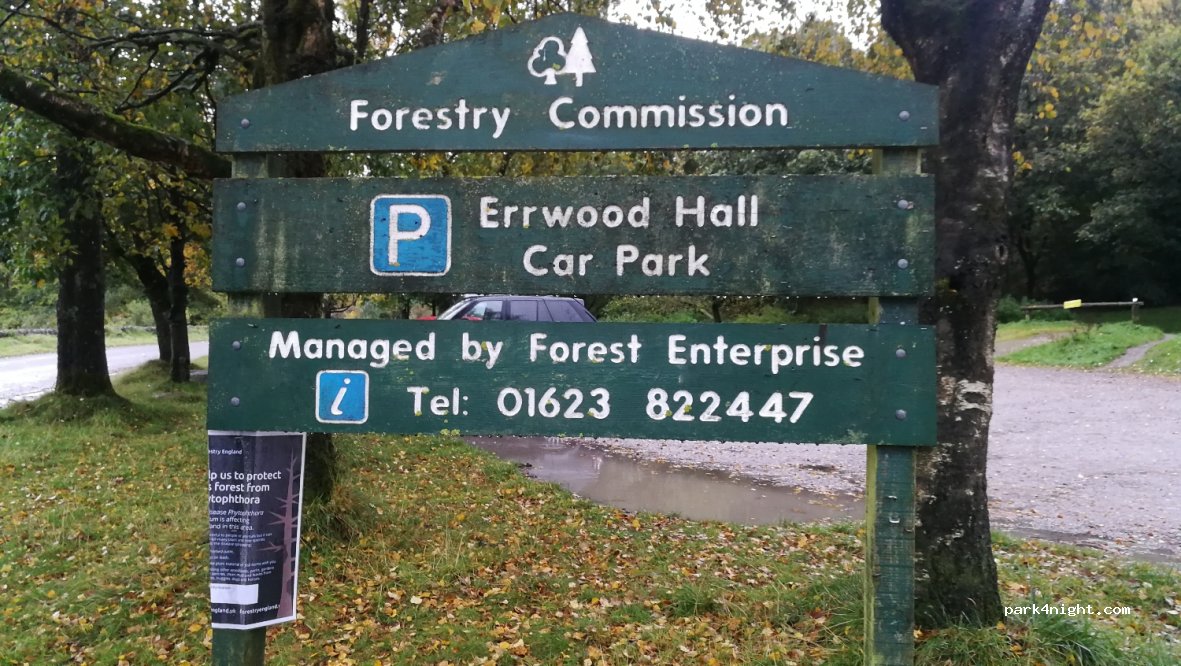 (SK17 6GJ) Buxton - Errwood Hall Car Park — foto