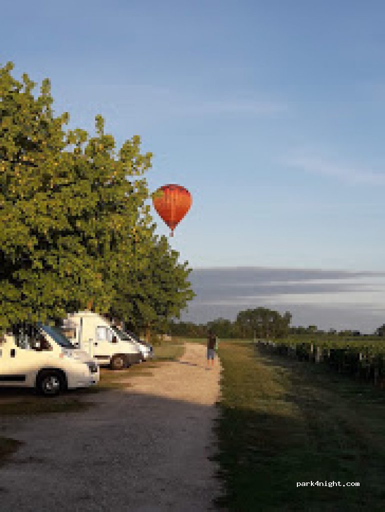 Aire de camping-cars au milieu de vignes en AB — foto 2