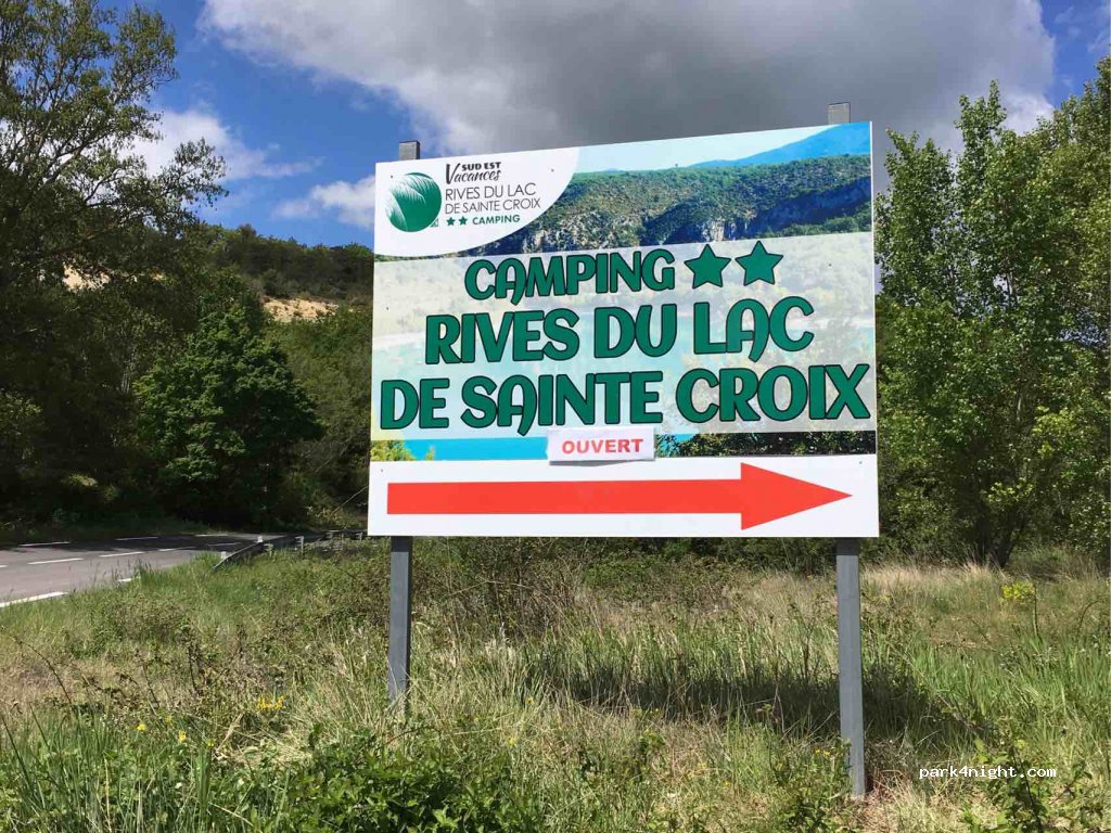 Camping Tikayan Rives du Lac de Sainte Croix — foto