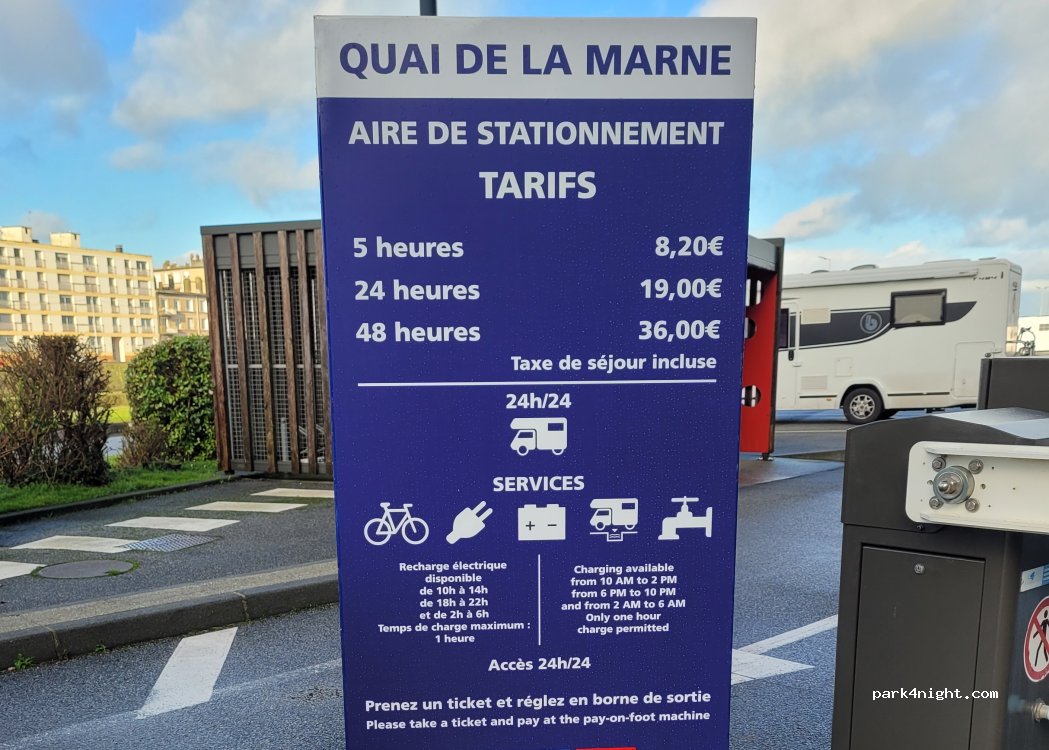 Aire camping-car Dieppe La Marne — foto 4