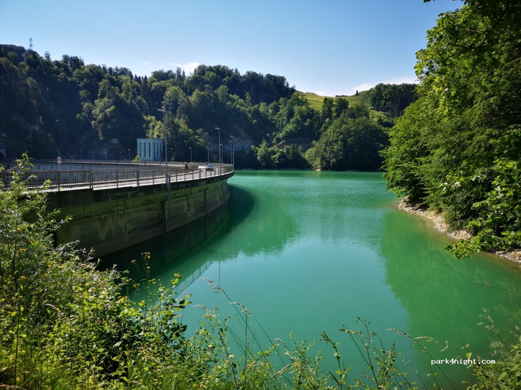 (1728) Rossens - Route du Barrage — foto