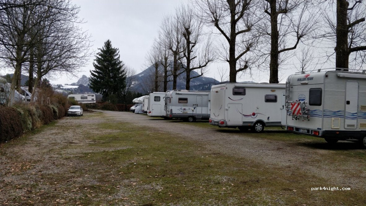 Salzburg Panorama-Camping-Stadtblick — foto
