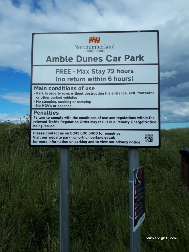 (NE65 0SD) Amble - Unnamed Road — foto