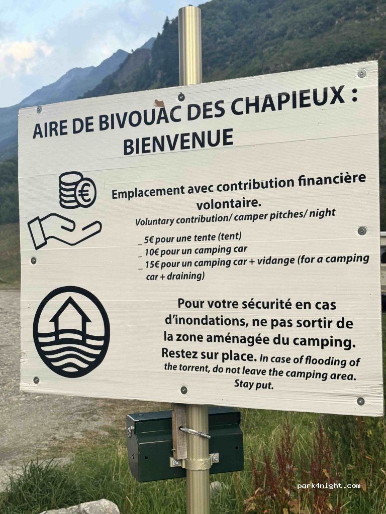 Aire de bivouac des chapieux — foto