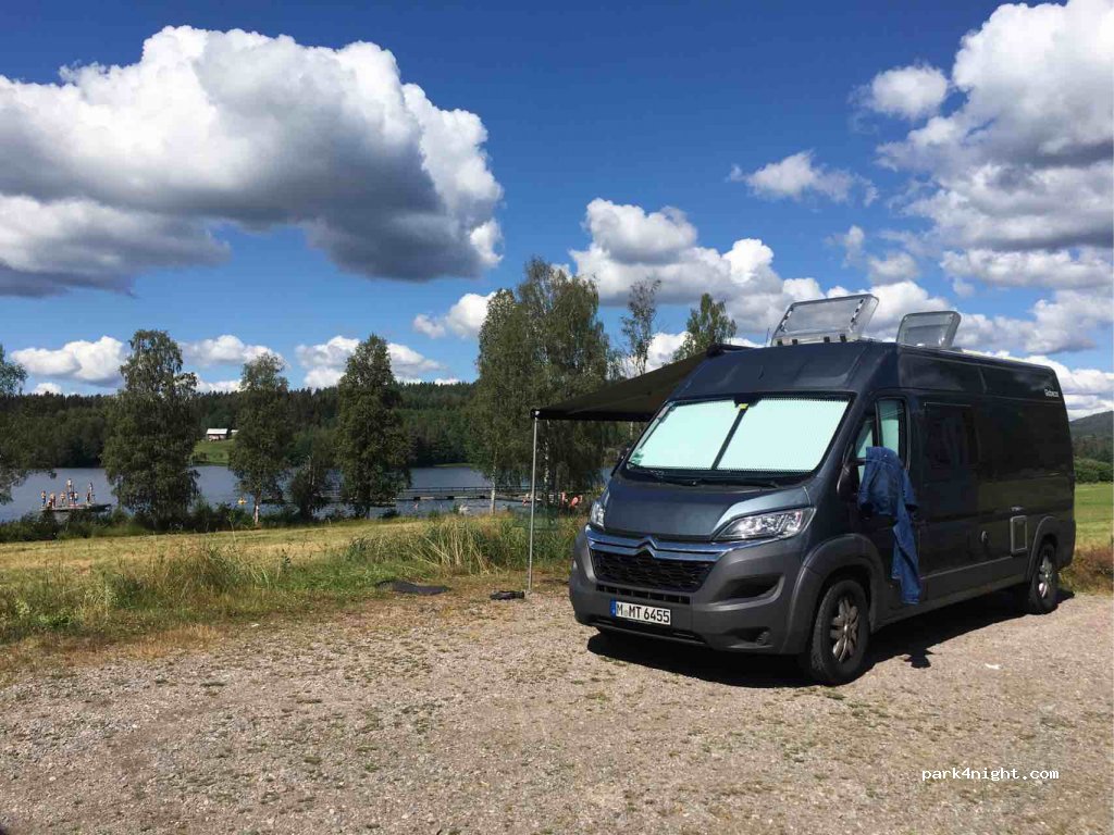(662 96) Svanskog - Strandvägen — foto