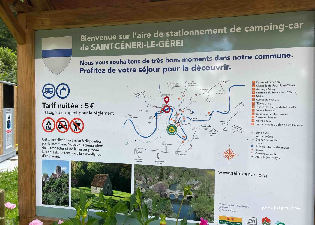 Camper Car Parking St. Céneri -le-Gérei — foto 2