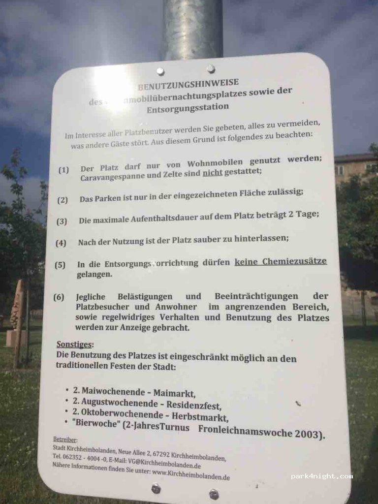 Wohnmobilstellplatz Kirchheimbolanden — foto 2