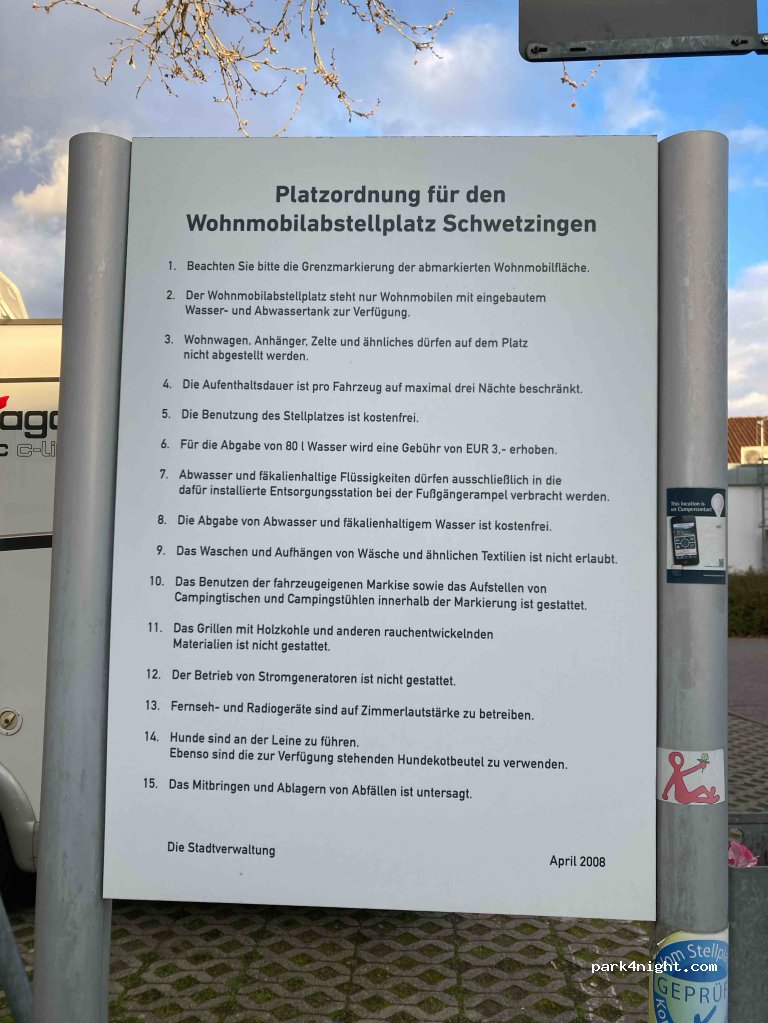 Wohnmobilstellplatz am Stadion Schwetzingen — foto 4