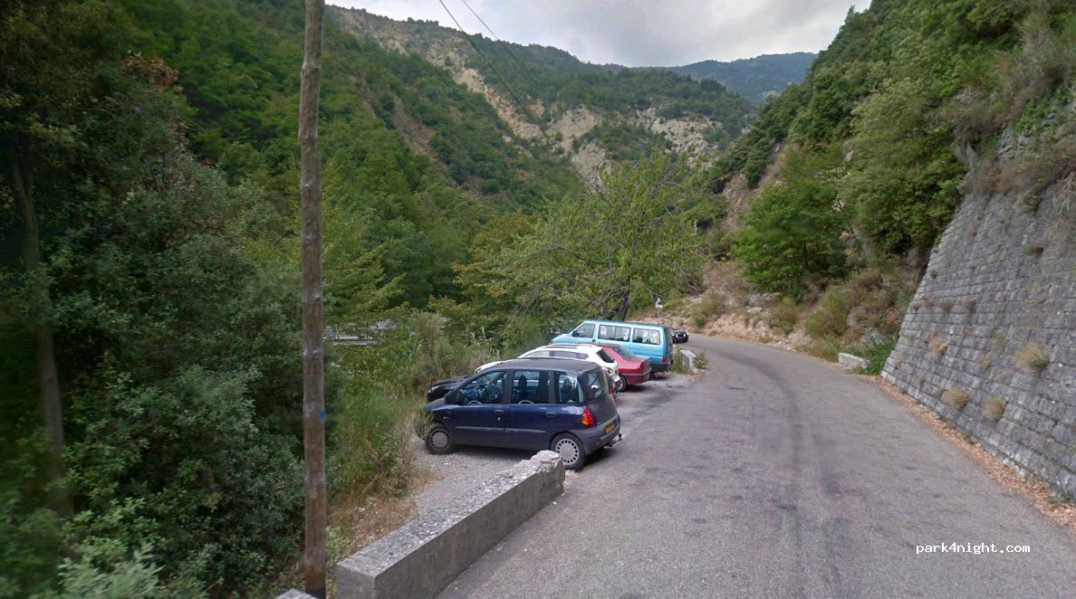 (06390) Coaraze - Route du Col Saint-Roch — foto