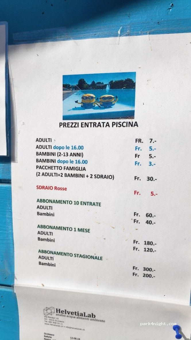 Camping isola -Camping Tessin - Gudo - Tenero - Locarno — foto 2