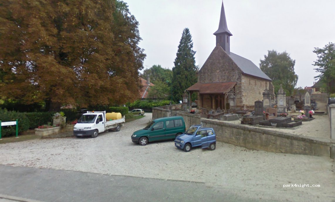 (51300) Haussignémont - Place de l'Église — foto