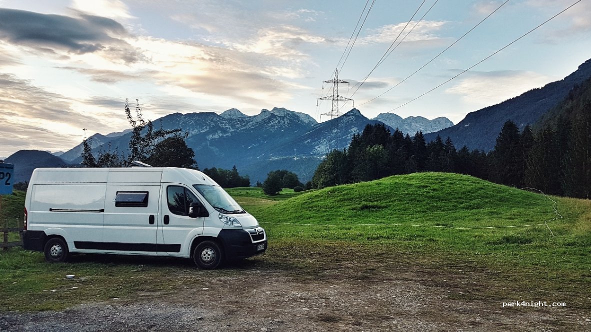 Parkplatz Gollinger Wasserfall — foto