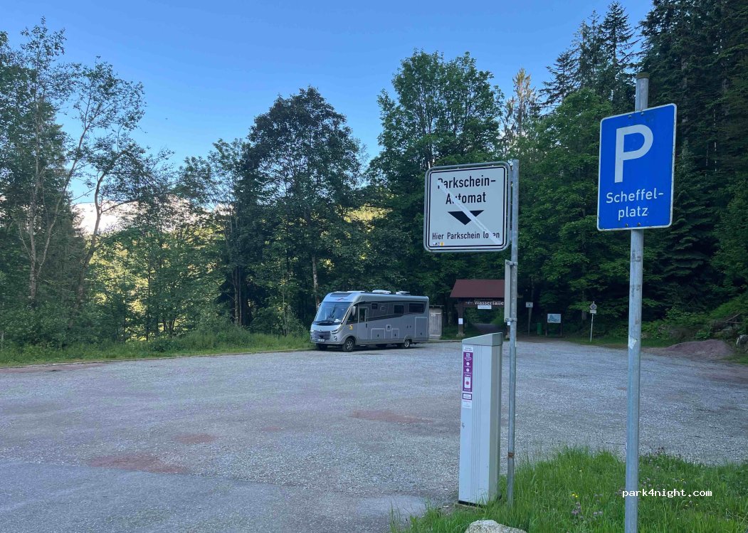 Parkplatz Scheffelplatz Triberger Wasserfälle — foto 4