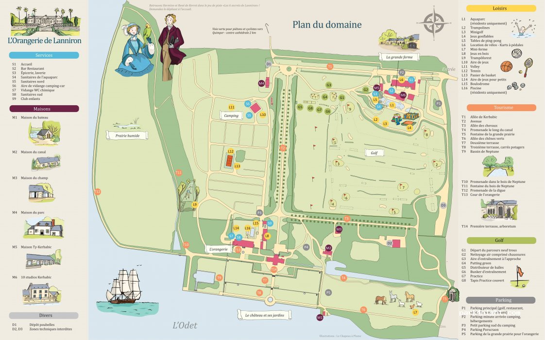 Camping***** L'Orangeraie de Lanniron — foto 4