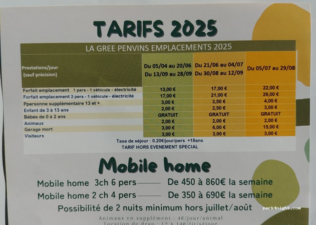 Camping municipal de La Grée Penvins** — foto 5