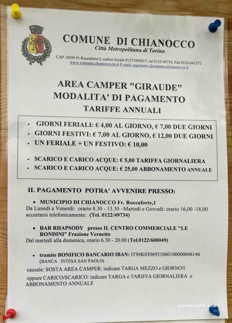 Area Sosta Camper - Chianocco — foto 4