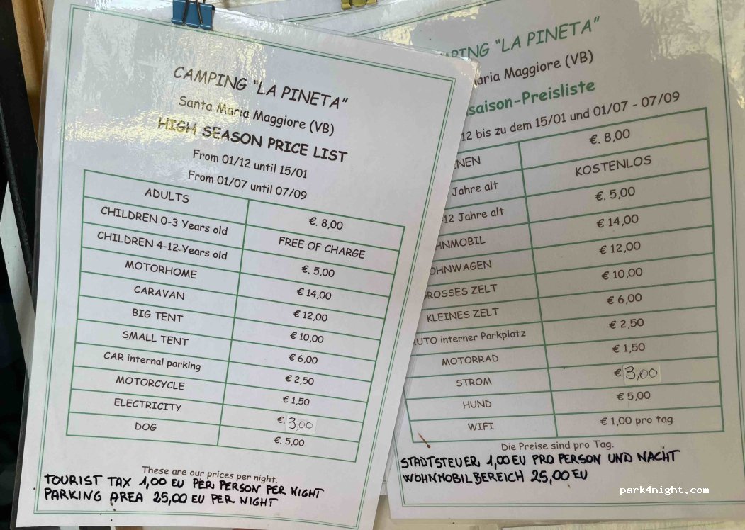 Camping La Pineta | Vale Vigezzo — foto 4