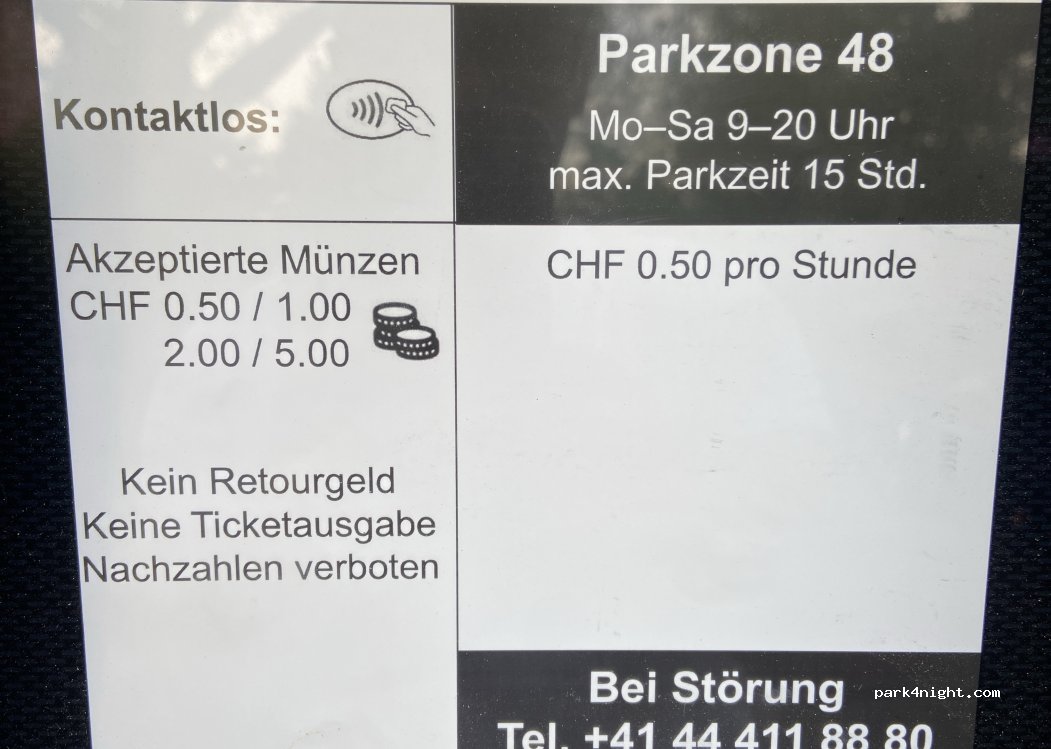 Seestrasse 540 Parking — foto