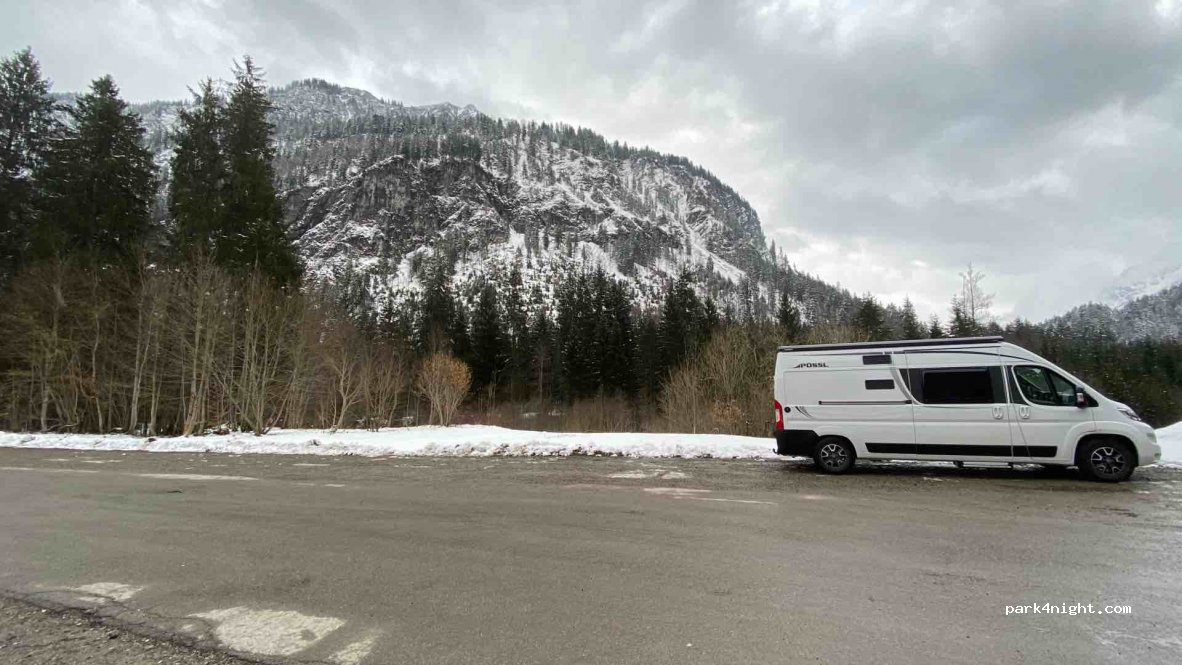 Skiflugschanze Oberstdorf - Parkplatz — foto