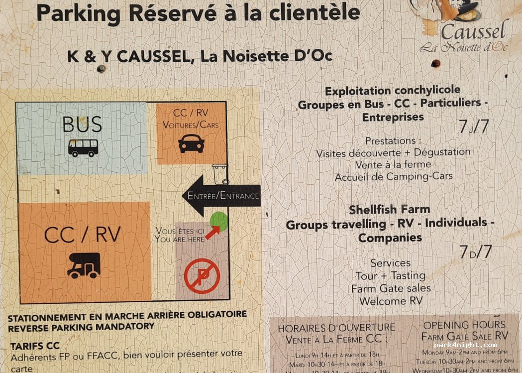 Parking camping-car La Noisette d'Oc (sans service) — foto 2