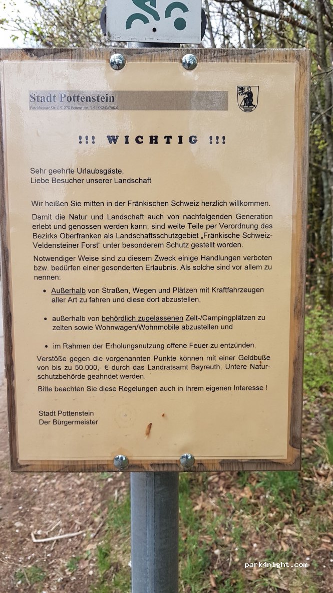 Wanderparkplatz a.d. Elbersberger Kapelle — foto