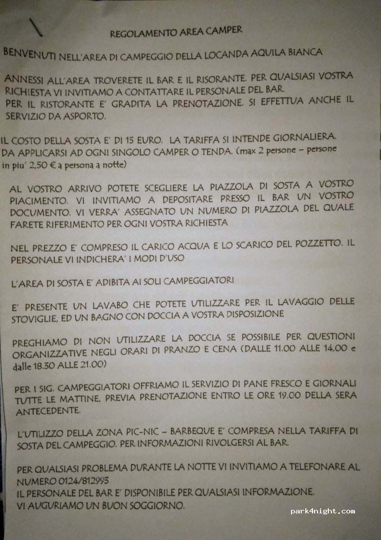 Area Sosta Camper Aquila Bianca — foto 3
