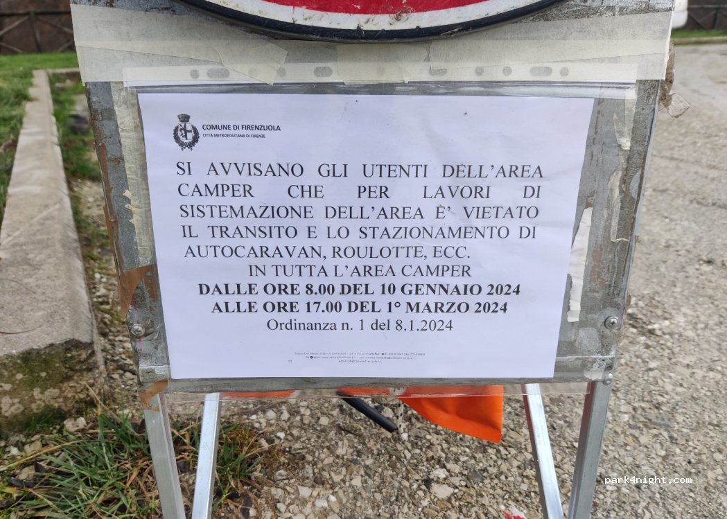 Firenzuola sosta camper — foto 2