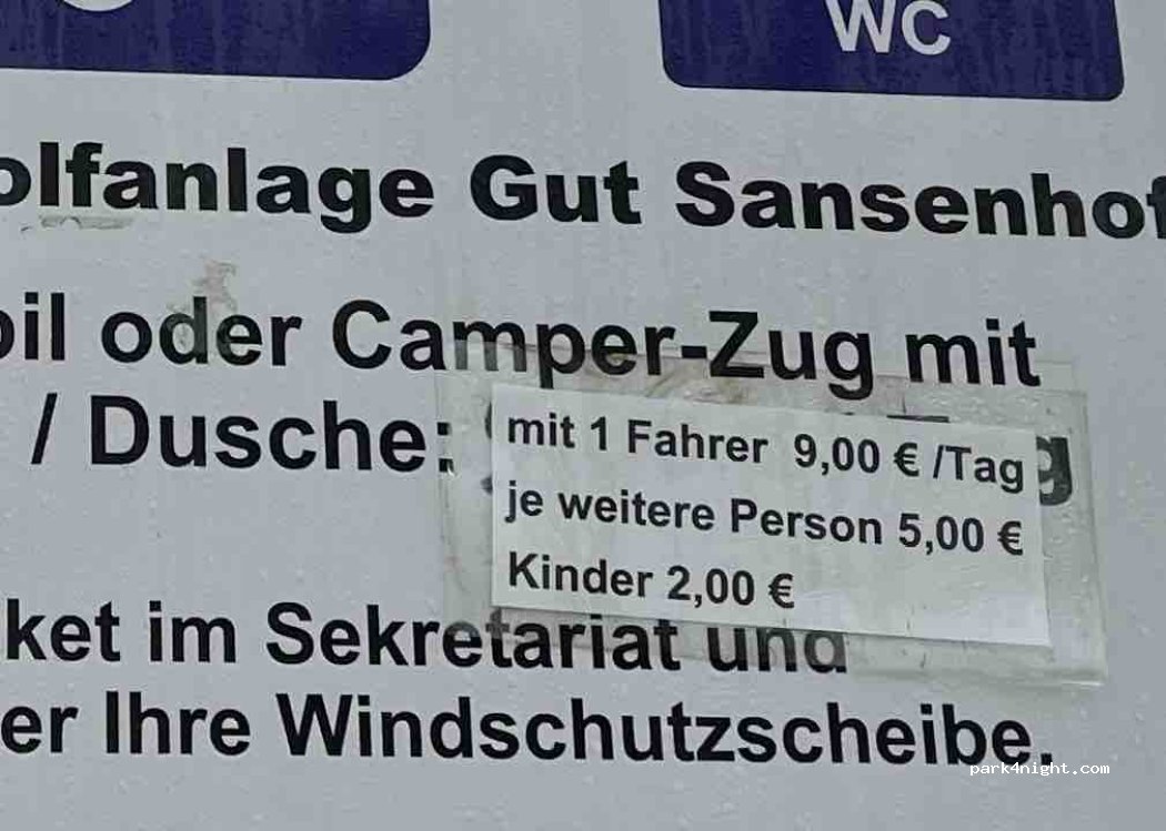 Wohnmobilstellplatz Golfclub Gut Sansenhof — foto 4