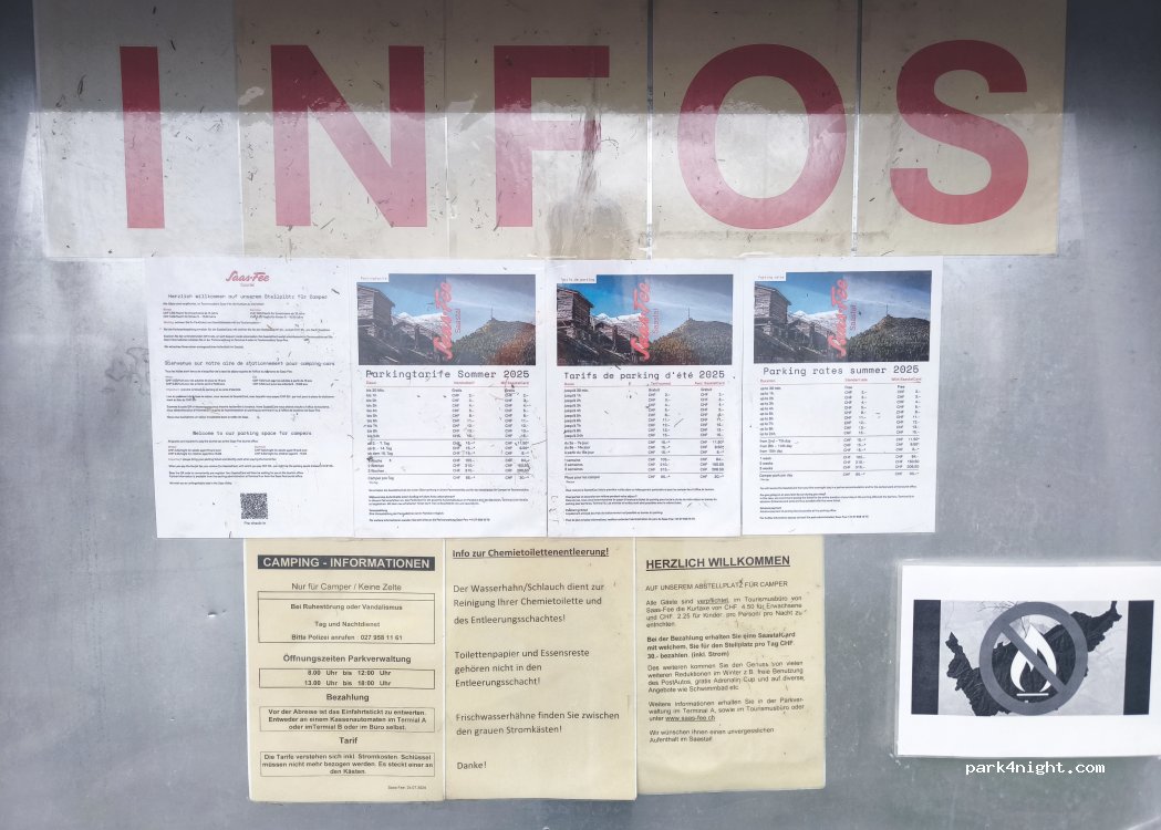 Wohnmobil Stellplatz Saas Fee — foto 5