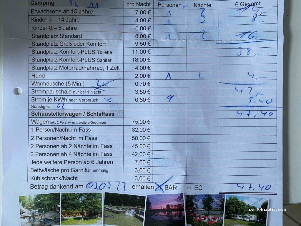 Waldcamping Hollenbacher Lake — foto