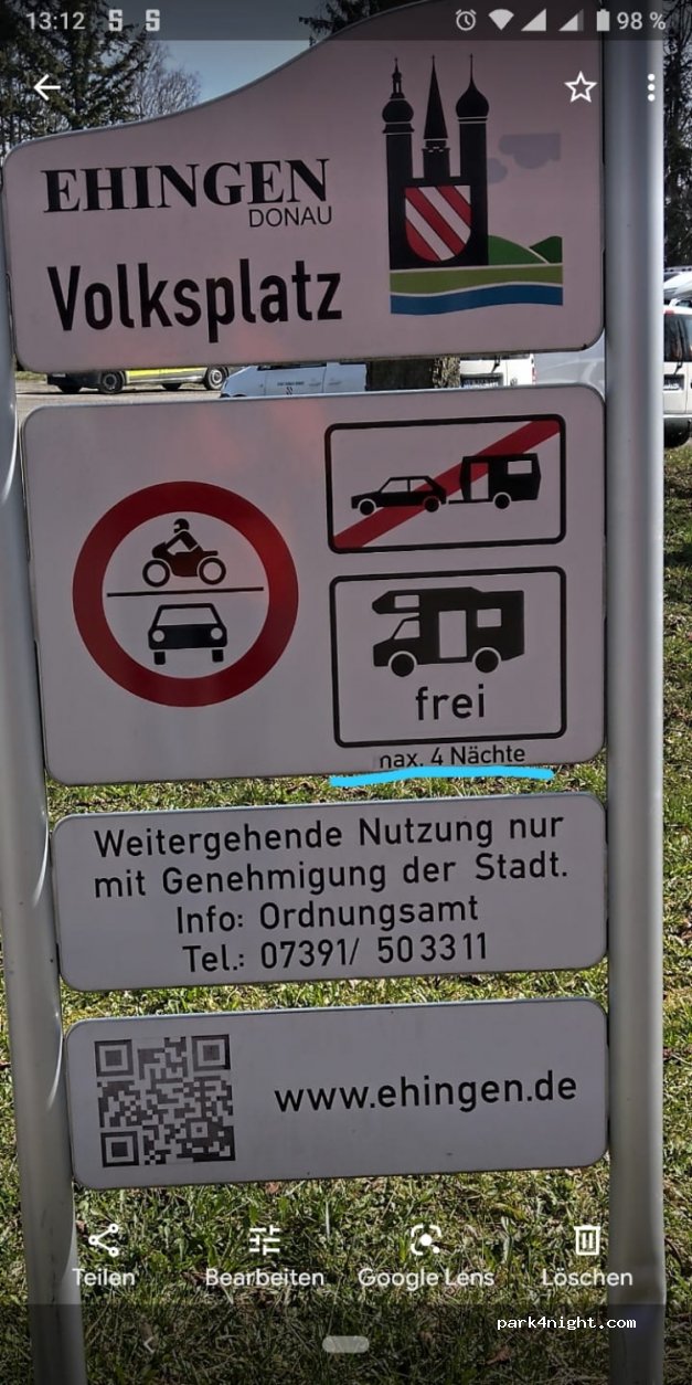 Wohnmobilstellplatz am Stadion in Ehingen — foto 3