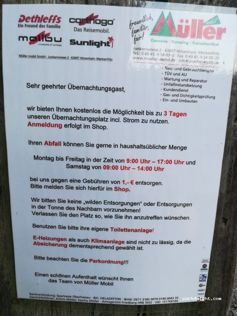 Wohnmobilstellplatz Hirzenhain — foto