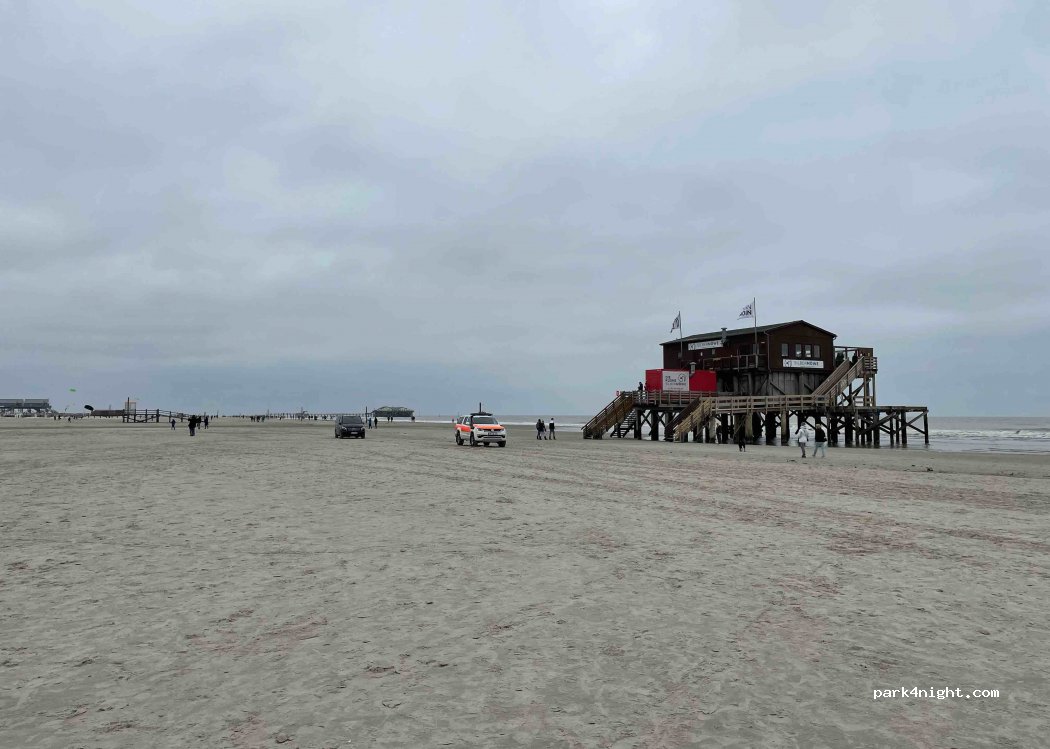 Parkplatz am Strand | Sankt Peter-Ording — foto