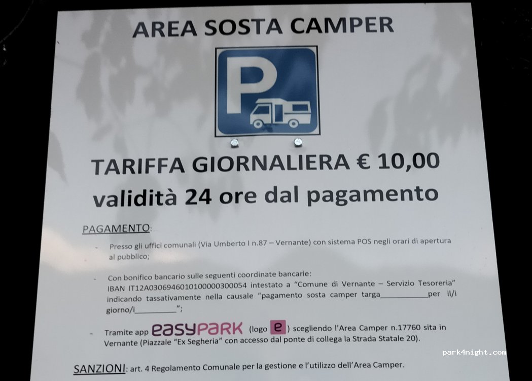 Area sosta Camper Vernante — foto 5