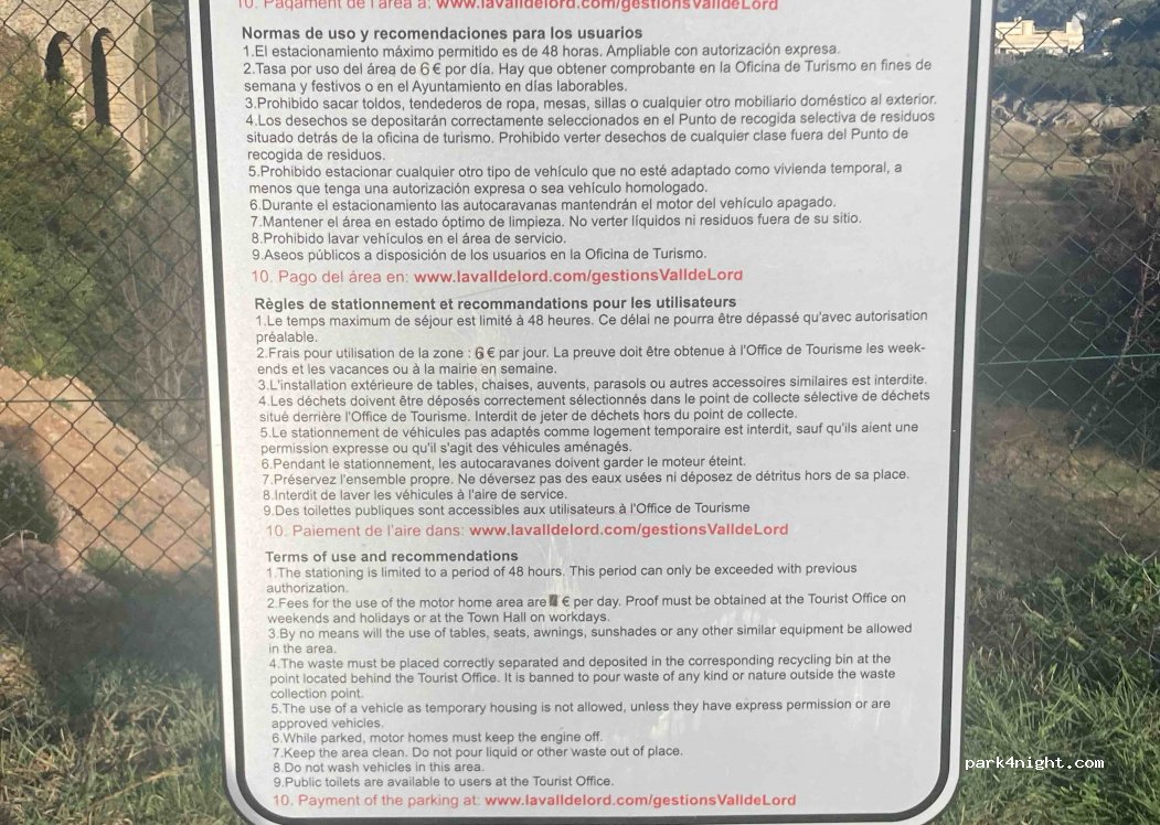 Àrea autocaravanas Sant Llorenç de Morunys — foto 2