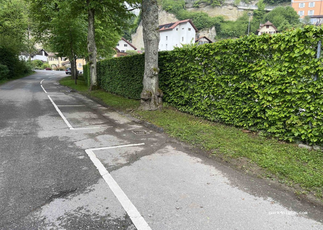 (1700) Fribourg - chemin de la motta junto a Pont de Saint-Jean — foto