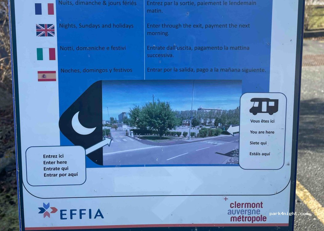 Aire camping-car Clermont-Ferrand Les Pistes — foto 4