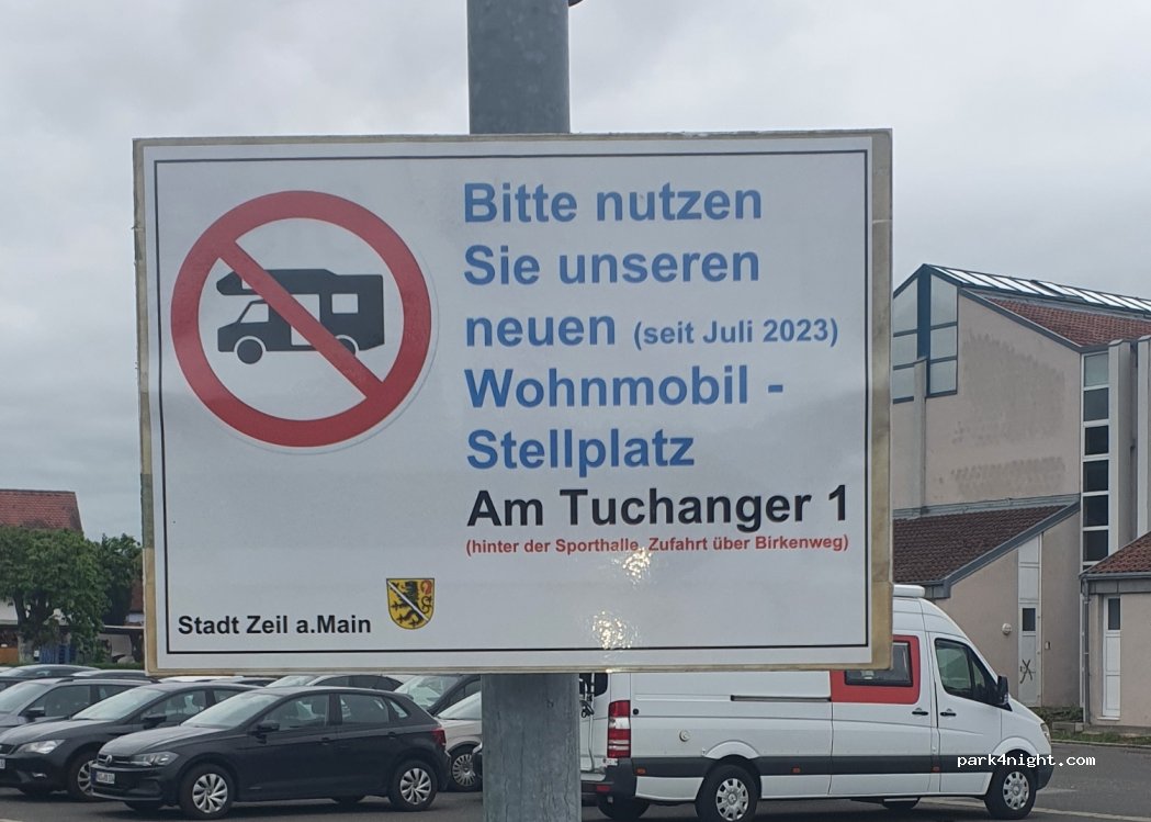 Wohnmobilstellplatz Zeil am Main — foto