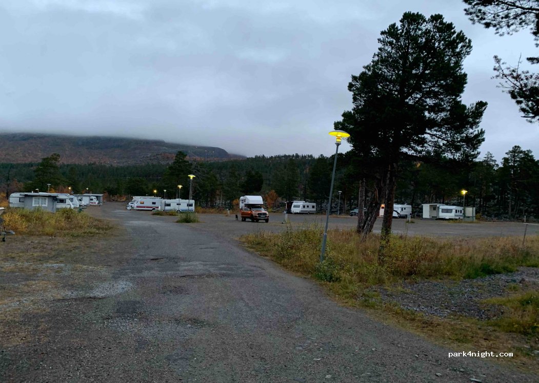 Stora Sjöfallet National Park Campsite — foto