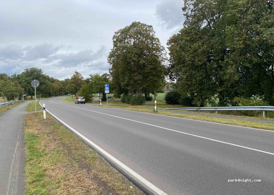 Parkplatz bei Hünxe — foto