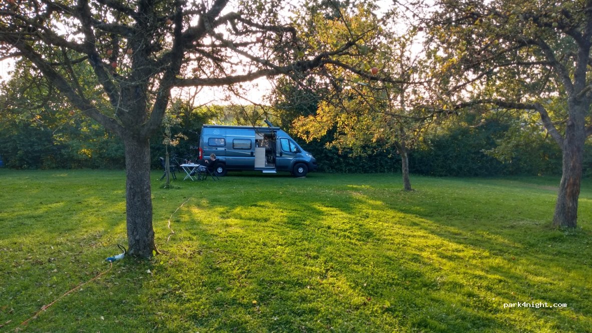 Naturcamping auf dem Bauernhof — foto