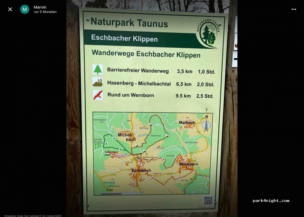 Parking space Eschbacher cliffs — foto