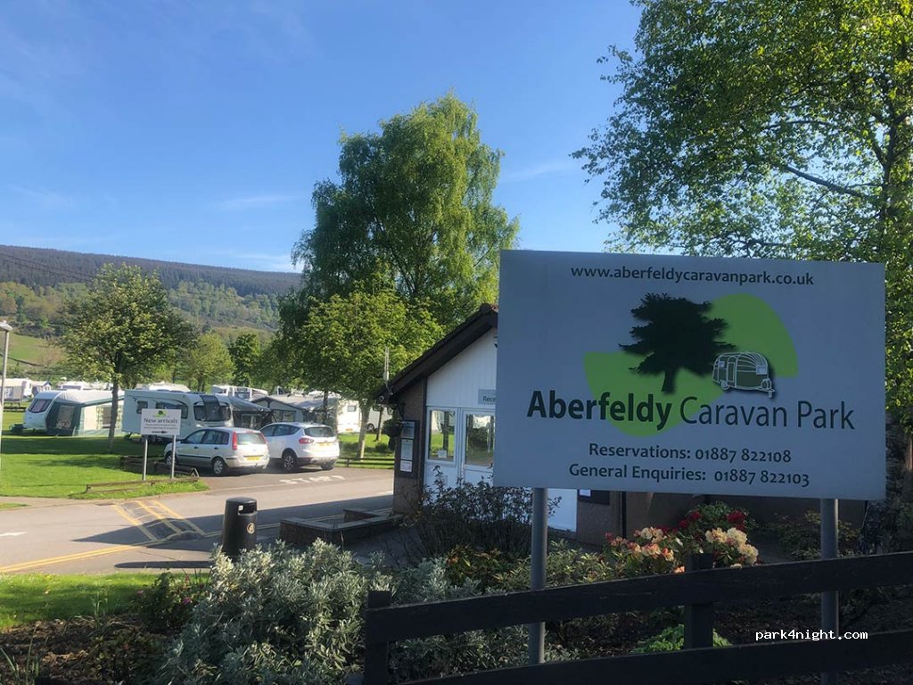 Aberfeldy Caravan et Camping Park — foto